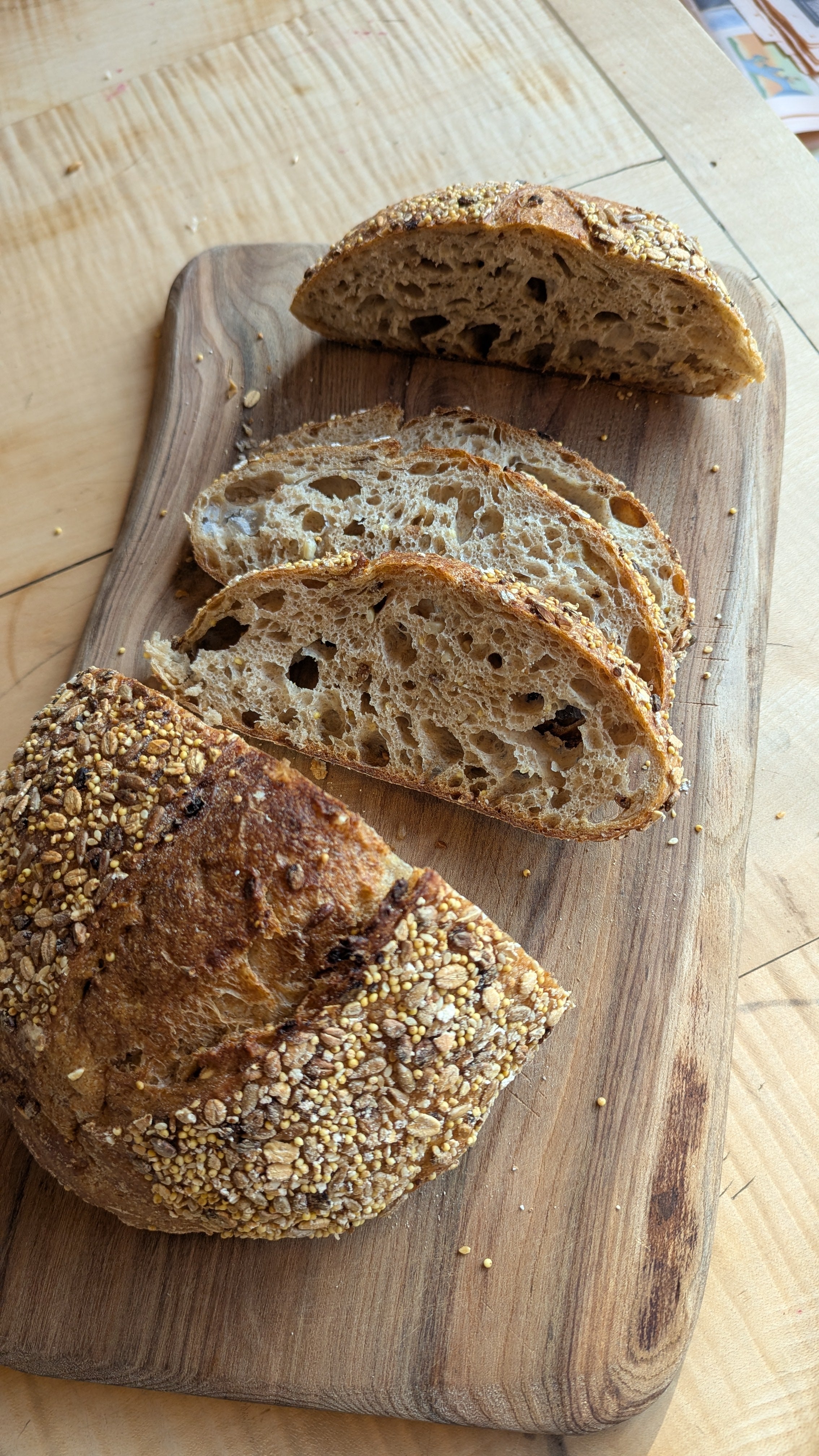 Seeded Sourdough loaf